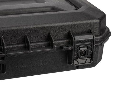Plano all weather hard case is 42" with weather seal and lockable latches
